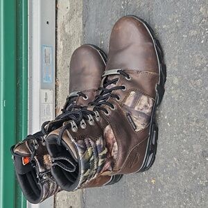 Harley-Davidson  Gravier 6.5" WP Camo Leather Motorcycle Boots D93518  SZ 11.5